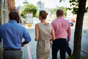 Young business professionals